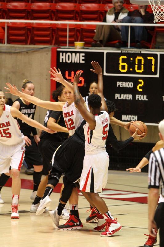 2014-01-29 20:37:44 ** Basketball, Cheyenne Wilson, Colorado, Emily Potter, Michelle Plouffe, Utah Utes, Women's Basketball ** 