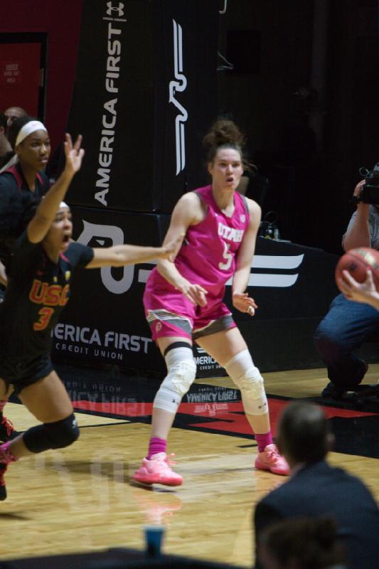 2019-02-08 19:27:02 ** Basketball, Damenbasketball, Megan Huff, USC, Utah Utes ** 