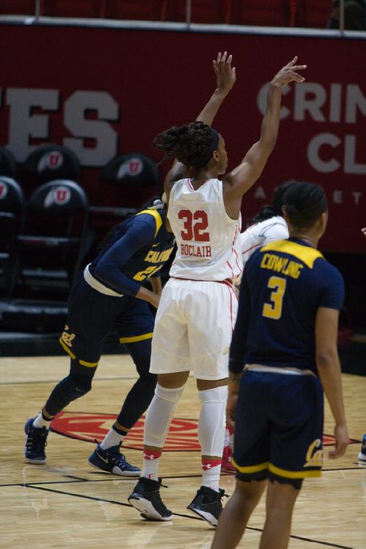 2017-01-15 12:44:48 ** Basketball, Cal, Erika Bean, Tanaeya Boclair, Utah Utes, Women's Basketball ** 