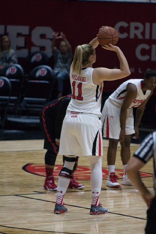 2015-01-11 12:39:43 ** Basketball, Cheyenne Wilson, Damenbasketball, Taryn Wicijowski, USC, Utah Utes ** 