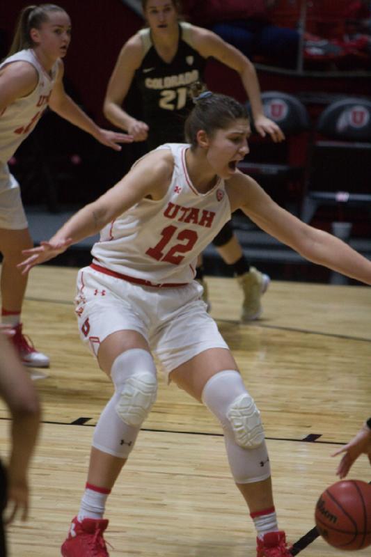 2017-01-28 12:35:51 ** Basketball, Colorado, Damenbasketball, Emily Potter, Megan Jacobs, Utah Utes ** 