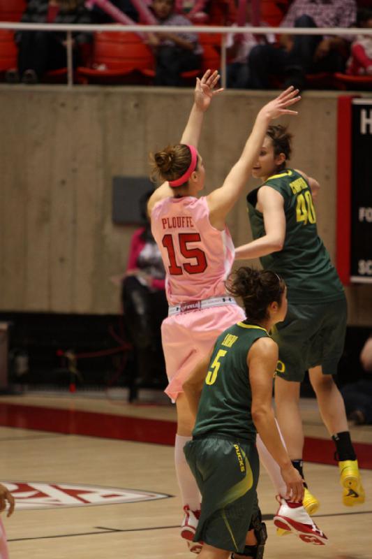 2013-02-08 19:18:40 ** Basketball, Michelle Plouffe, Oregon, Utah Utes, Women's Basketball ** 