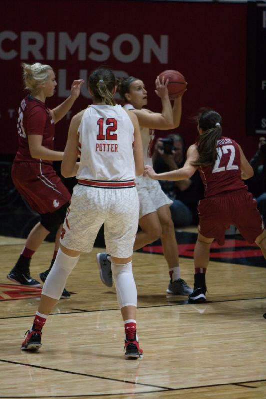 2016-01-02 17:20:21 ** Basketball, Damenbasketball, Emily Potter, Katie Kuklok, Utah Utes, Washington State ** 