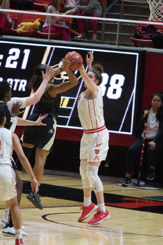 2019-01-18 20:07:21 ** Andrea Torres, Basketball, Colorado, Kiana Moore, Megan Huff, Utah, Women's Basketball ** 