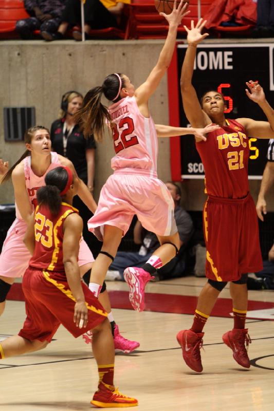 2014-02-27 19:07:27 ** Basketball, Damenbasketball, Danielle Rodriguez, Emily Potter, USC, Utah Utes ** 