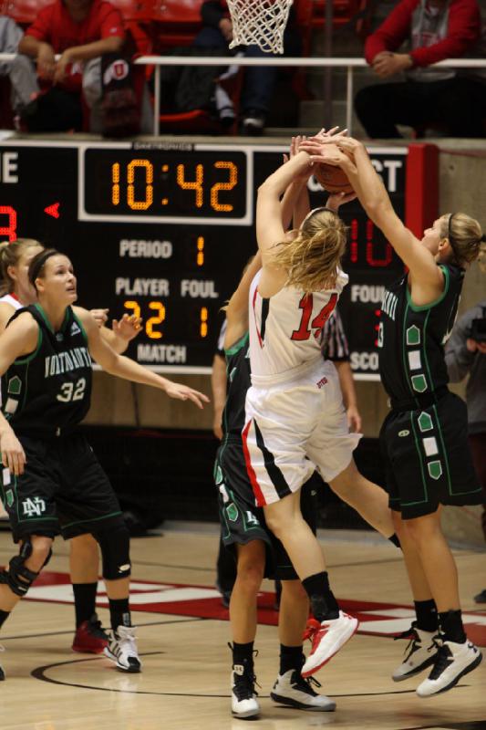 2012-12-29 15:18:03 ** Basketball, Damenbasketball, North Dakota, Paige Crozon, Taryn Wicijowski, Utah Utes ** 