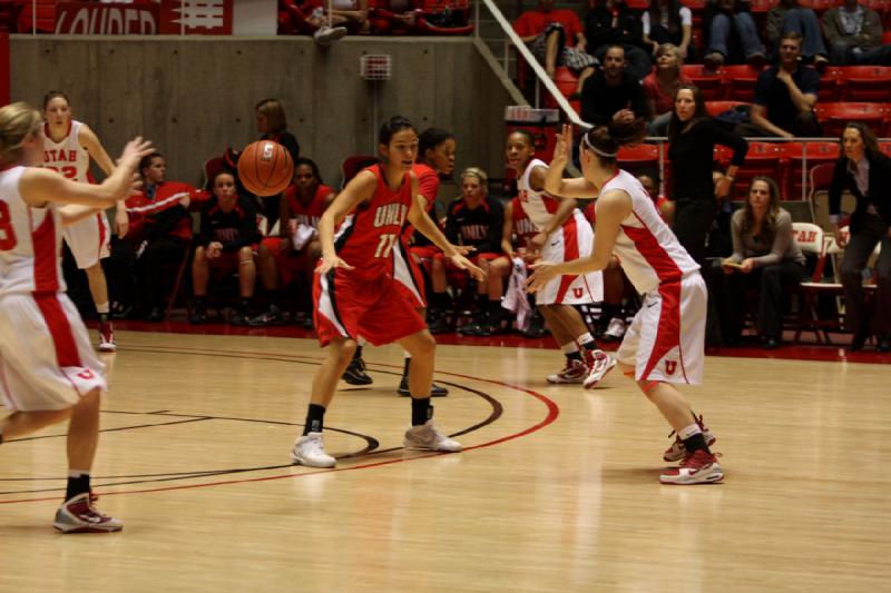 2010-01-16 15:23:26 ** Basketball, Halie Sawyer, Janita Badon, Kalee Whipple, Rachel Messer, UNLV, Utah Utes, Women's Basketball ** 
