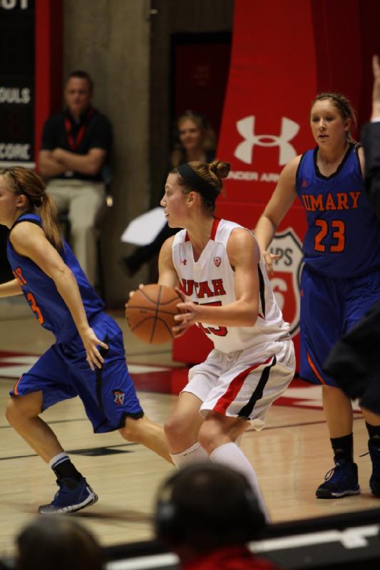 2013-11-01 17:37:14 ** Basketball, Damenbasketball, Michelle Plouffe, University of Mary, Utah Utes ** 