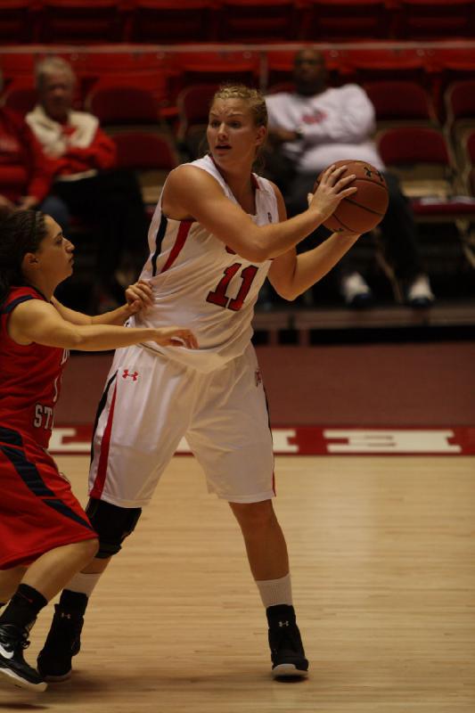2011-11-05 18:21:57 ** Basketball, Dixie State, Taryn Wicijowski, Utah Utes, Women's Basketball ** 