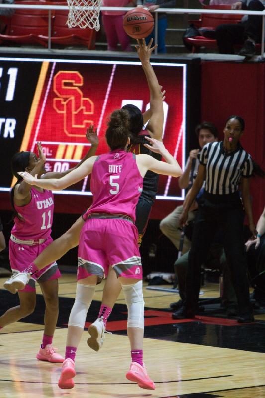 2019-02-08 20:00:56 ** Basketball, Erika Bean, Megan Huff, USC, Utah Utes, Women's Basketball ** 