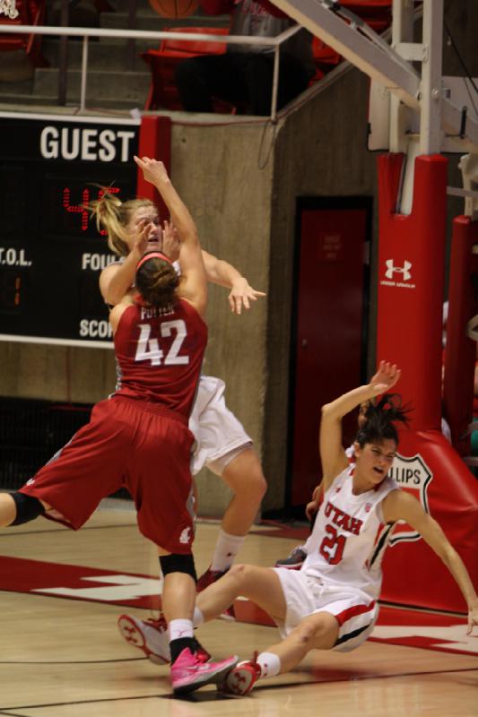 2013-02-24 15:30:17 ** Basketball, Chelsea Bridgewater, Taryn Wicijowski, Utah Utes, Washington State, Women's Basketball ** 