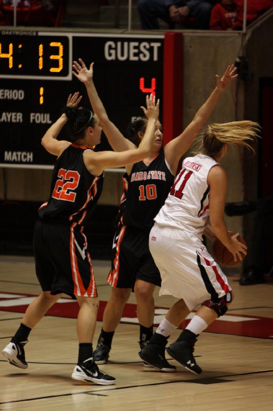 2011-12-06 19:11:34 ** Basketball, Idaho State, Taryn Wicijowski, Utah Utes, Women's Basketball ** 