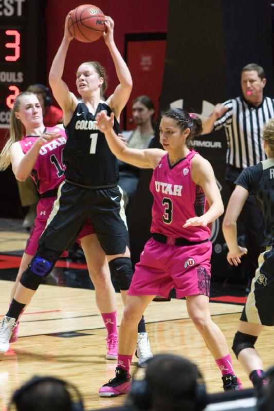 2016-02-04 19:13:45 ** Basketball, Colorado, Damenbasketball, Malia Nawahine, Paige Crozon, Utah Utes ** 