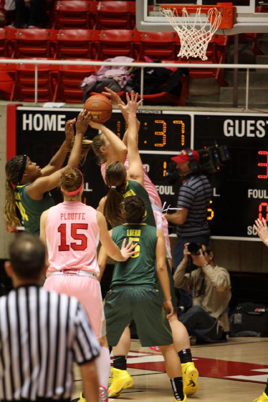 2013-02-08 19:00:43 ** Basketball, Michelle Plouffe, Oregon, Taryn Wicijowski, Utah Utes, Women's Basketball ** 