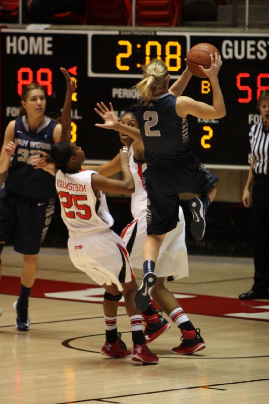 2012-11-27 20:35:06 ** Ariel Reynolds, Awa Kalmström, Basketball, Damenbasketball, Utah State, Utah Utes ** 