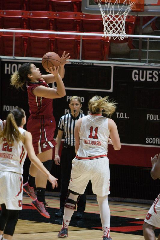 2015-02-15 13:03:58 ** Basketball, Danielle Rodriguez, Taryn Wicijowski, Utah Utes, Washington State, Women's Basketball ** 