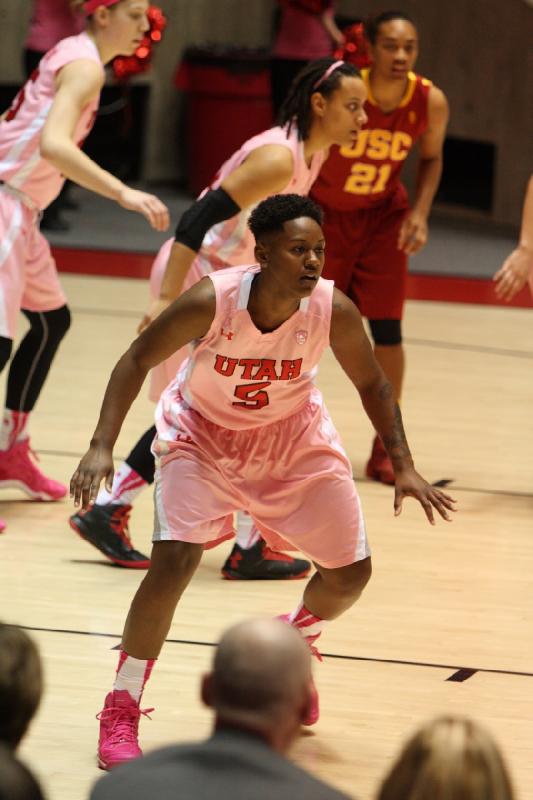 2014-02-27 19:03:03 ** Basketball, Cheyenne Wilson, Ciera Dunbar, Damenbasketball, Michelle Plouffe, USC, Utah Utes ** 