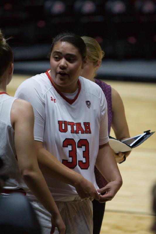 2016-11-03 11:18:48 ** Basketball, Damenbasketball, Joeseta Fatuesi, Rachel Messer, South Dakota School of Mines & Technology, Utah Utes ** 