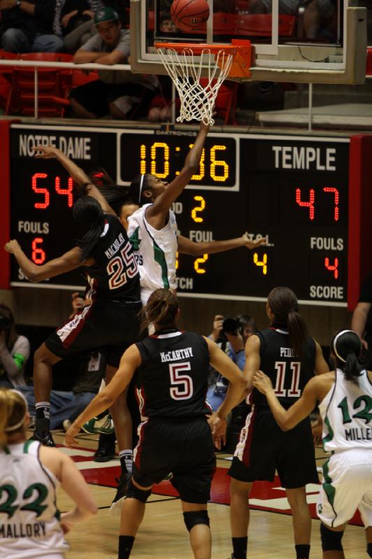 2011-03-21 21:05:25 ** Basketball, Notre Dame, Temple, Women's Basketball ** 