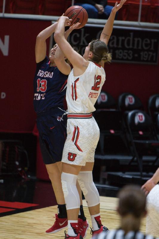 2015-12-19 14:14:57 ** Basketball, Damenbasketball, Emily Potter, Fresno State, Utah Utes ** 