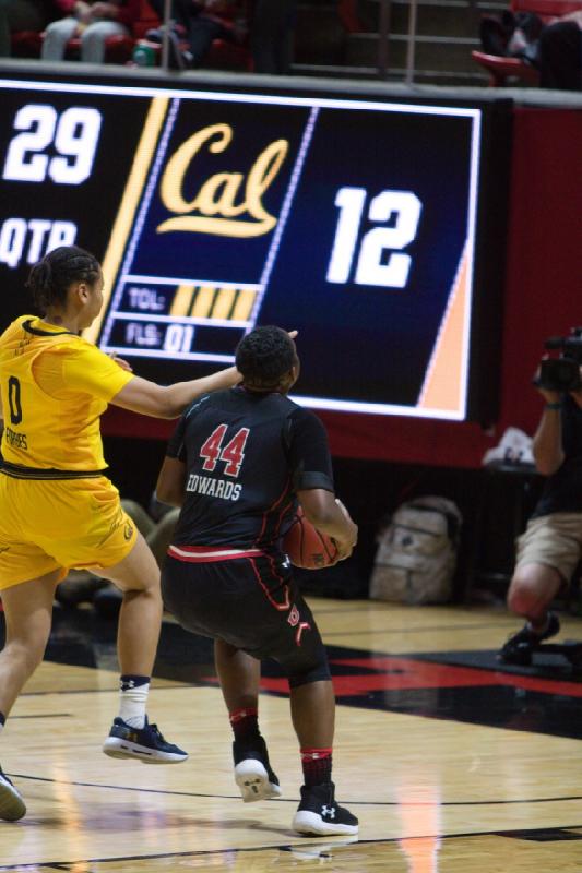 2019-01-25 19:15:06 ** Basketball, Cal, Dre'Una Edwards, Utah Utes, Women's Basketball ** 