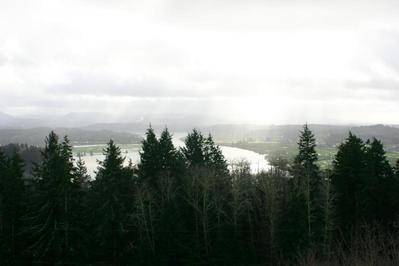 2006-01-28 14:15:02 ** Astoria, Oregon ** Blick in die weite wolkige Ferne.