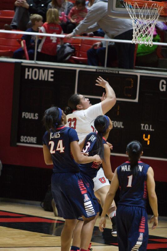 2015-01-30 19:37:10 ** Arizona, Basketball, Joeseta Fatuesi, Utah Utes, Women's Basketball ** 