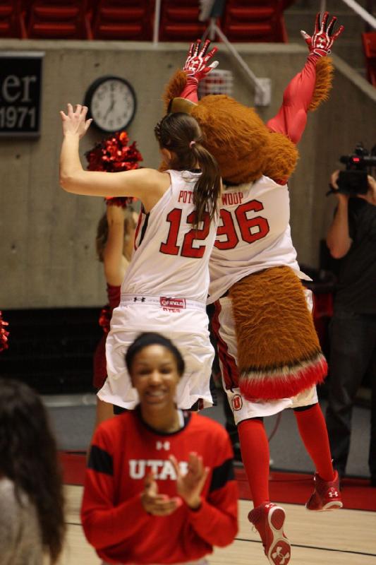 2014-02-14 18:58:51 ** Basketball, Damenbasketball, Emily Potter, Swoop, Utah Utes, Washington State ** 