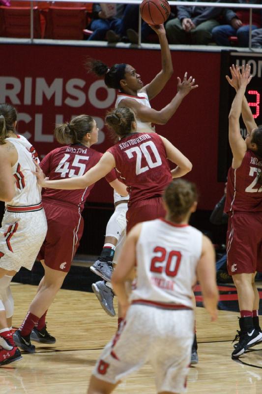 2016-01-02 17:37:55 ** Basketball, Damenbasketball, Emily Potter, Katie Kuklok, Tanaeya Boclair, Utah Utes, Washington State ** 