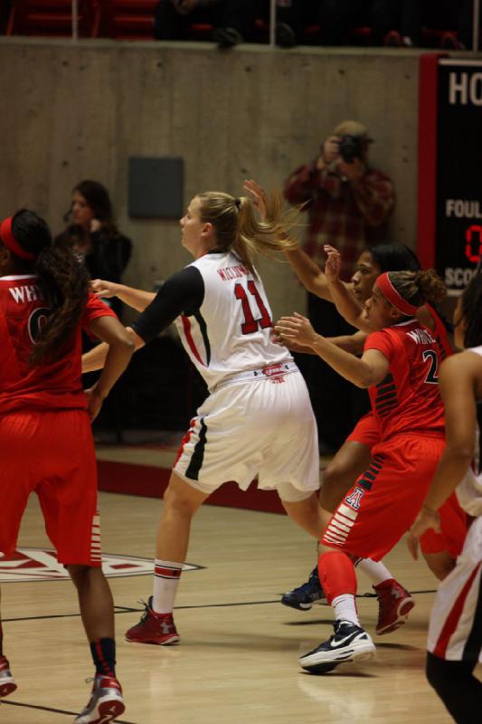 2013-01-18 19:06:42 ** Arizona, Basketball, Taryn Wicijowski, Utah Utes, Women's Basketball ** 