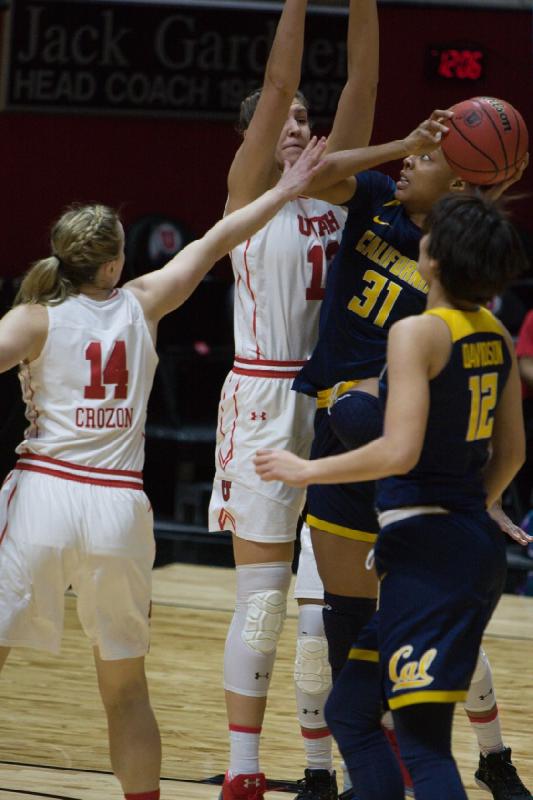 2017-01-15 12:05:31 ** Basketball, Cal, Damenbasketball, Emily Potter, Paige Crozon, Utah Utes ** 