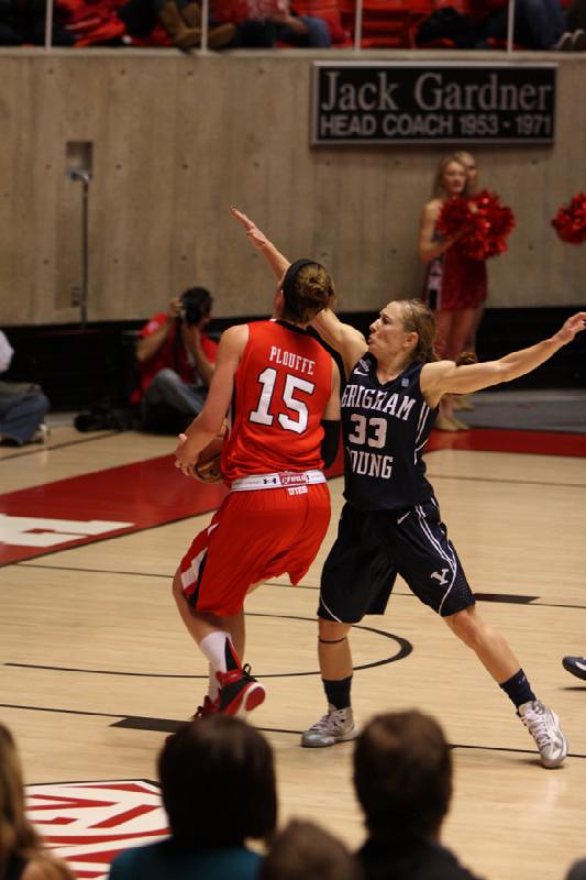 2012-12-08 16:19:36 ** Basketball, BYU, Damenbasketball, Michelle Plouffe, Utah Utes ** 