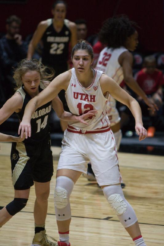 2017-01-28 12:45:28 ** Basketball, Colorado, Damenbasketball, Emily Potter, Tanaeya Boclair, Utah Utes ** 