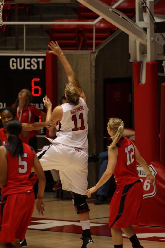 2011-11-05 17:18:38 ** Basketball, Dixie State, Taryn Wicijowski, Utah Utes, Women's Basketball ** 