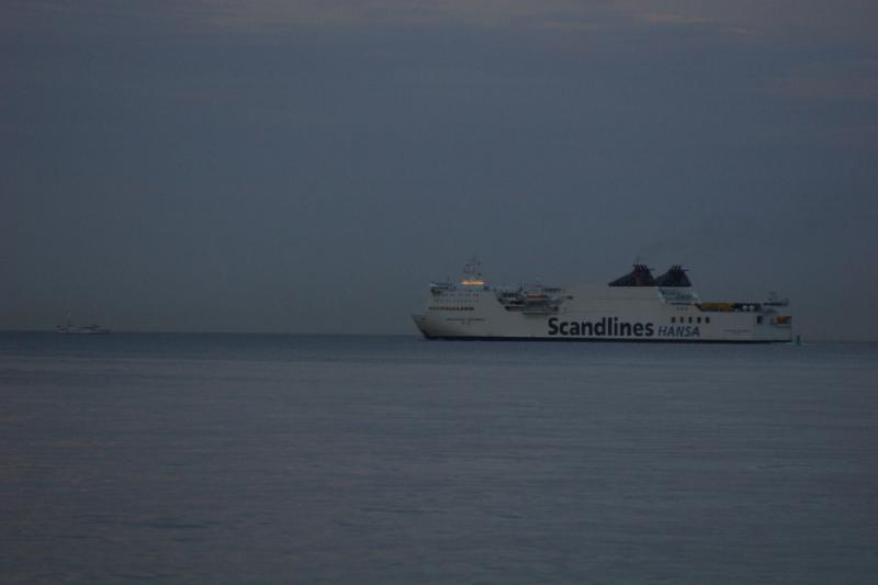 2006-11-26 15:49:56 ** Germany, Warnemünde ** Ferry on the Baltic Sea.