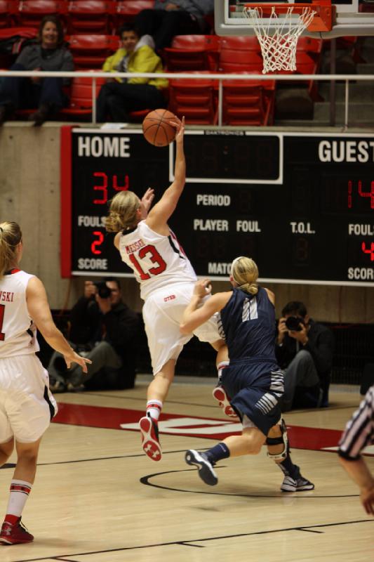 2012-11-27 19:29:24 ** Basketball, Damenbasketball, Rachel Messer, Taryn Wicijowski, Utah State, Utah Utes ** 