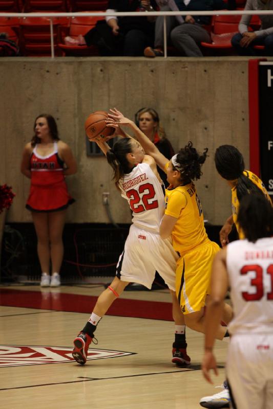 2014-01-12 13:09:11 ** Basketball, Cal, Ciera Dunbar, Damenbasketball, Danielle Rodriguez, Utah Utes ** 