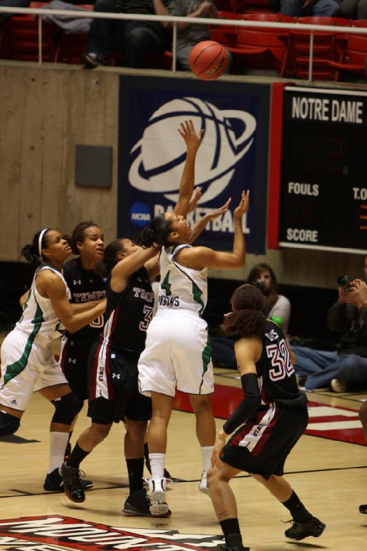 2011-03-21 20:56:35 ** Basketball, Notre Dame, Temple, Women's Basketball ** 