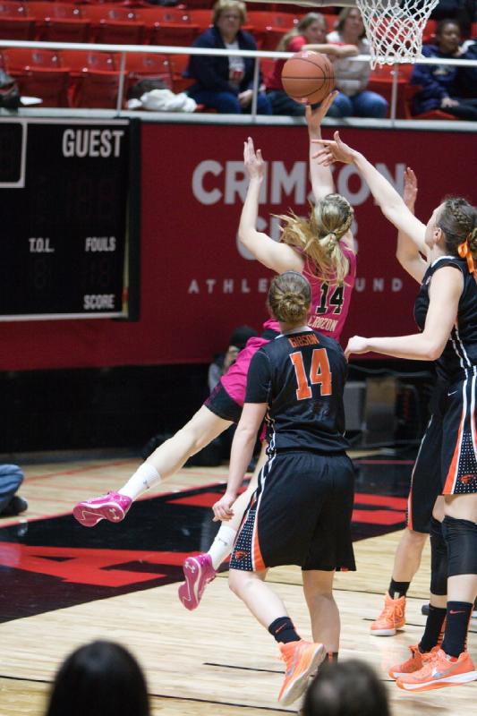 2015-02-22 13:13:09 ** Basketball, Damenbasketball, Oregon State, Paige Crozon, Utah Utes ** 