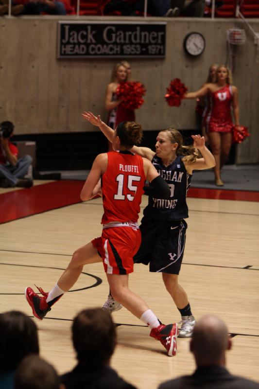 2012-12-08 16:19:36 ** Basketball, BYU, Michelle Plouffe, Utah Utes, Women's Basketball ** 