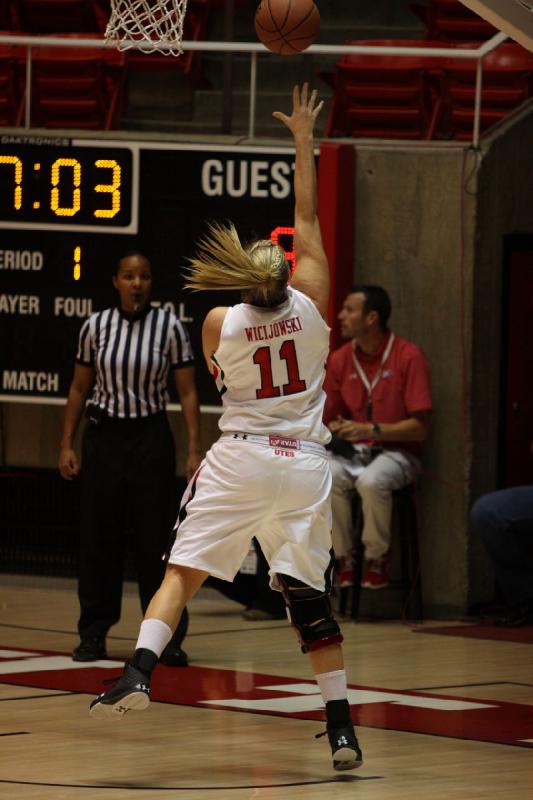 2011-11-05 17:26:59 ** Basketball, Dixie State, Taryn Wicijowski, Utah Utes, Women's Basketball ** 