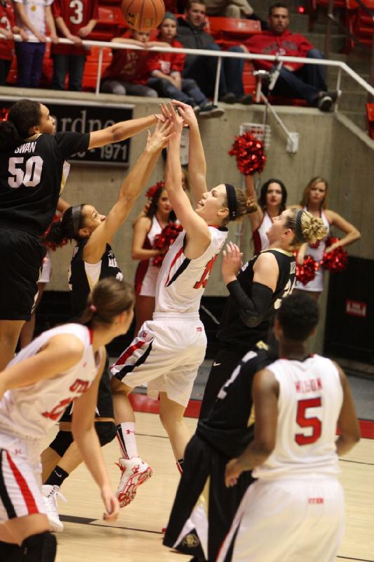 2014-01-29 20:47:50 ** Basketball, Cheyenne Wilson, Colorado, Emily Potter, Michelle Plouffe, Utah Utes, Women's Basketball ** 