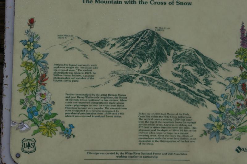 2006-07-23 15:50:40 ** Vail ** Description of the 'Mountain with the Cross of Snow'. 2006-07-23 15:50:40 ** Vail ** Description of the 'Mountain with the Cross of Snow'.