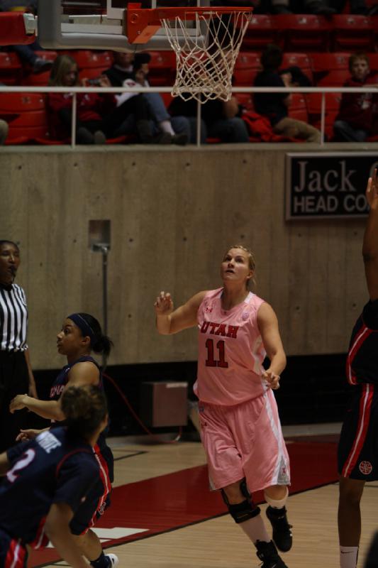 2012-02-11 15:06:27 ** Arizona, Basketball, Taryn Wicijowski, Utah Utes, Women's Basketball ** 