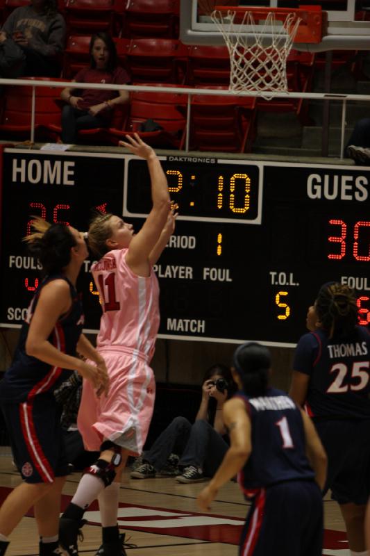 2012-02-11 14:34:07 ** Arizona, Basketball, Damenbasketball, Taryn Wicijowski, Utah Utes ** 