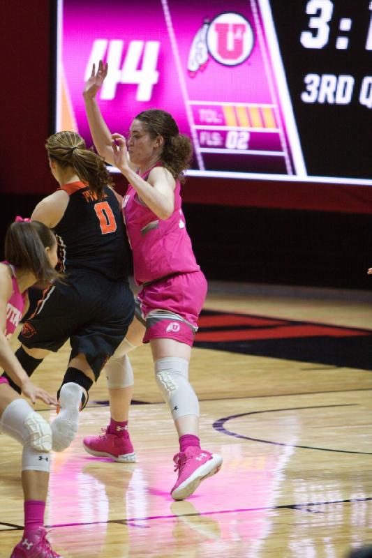 2018-01-26 19:11:12 ** Basketball, Damenbasketball, Daneesha Provo, Megan Huff, Oregon State, Utah Utes ** 