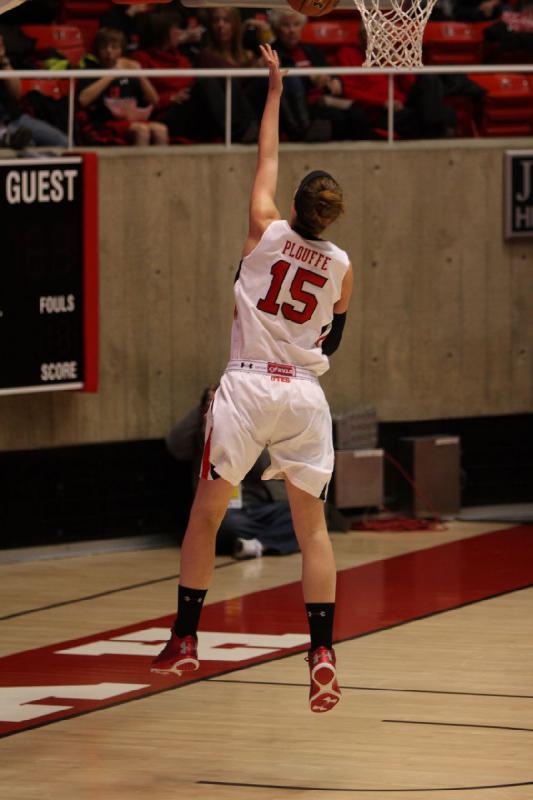 2012-12-29 15:59:00 ** Basketball, Michelle Plouffe, North Dakota, Utah Utes, Women's Basketball ** 