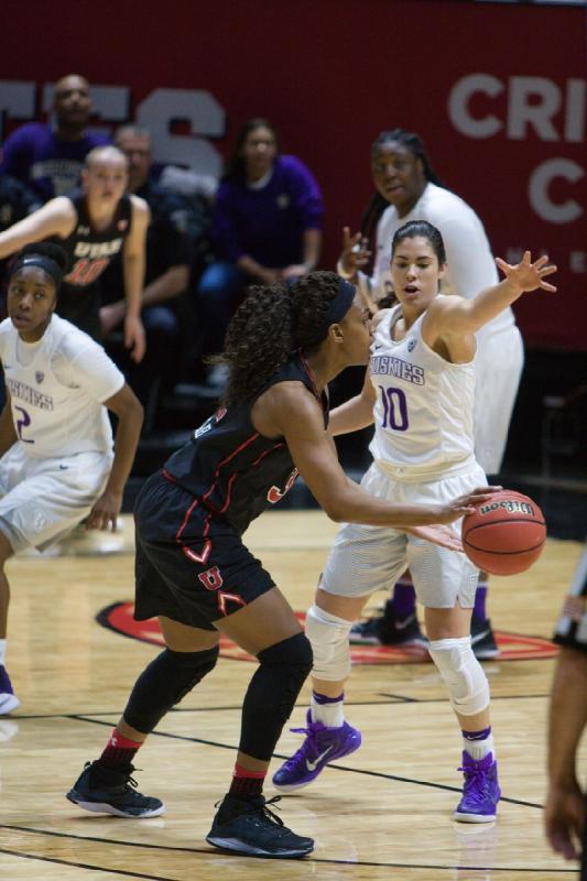 2017-02-03 20:08:00 ** Basketball, Damenbasketball, Megan Jacobs, Tanaeya Boclair, Utah Utes, Washington ** 