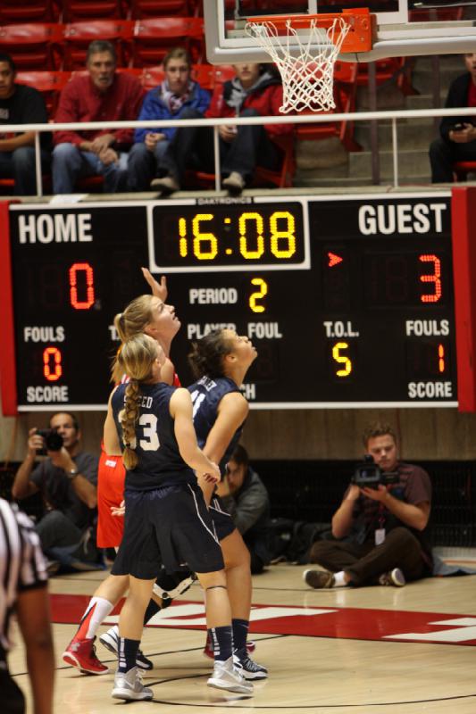 2012-12-08 15:05:08 ** Basketball, BYU, Damenbasketball, Taryn Wicijowski, Utah Utes ** 