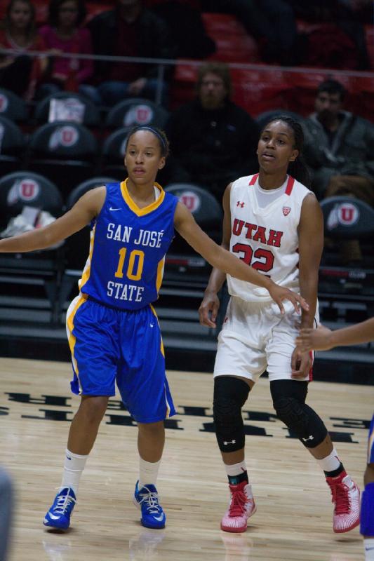 2014-11-14 19:07:59 ** Basketball, Damenbasketball, San Jose State, Tanaeya Boclair, Utah Utes ** 